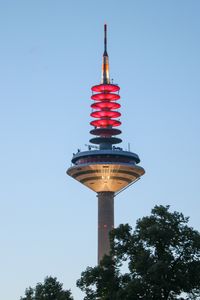 Frankfurt, Fernsehturm, Nachtaufnahme