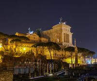 Nachtfotografie, Rom, Monumento a Vittorio Emanuele II