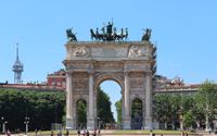 Arco della Pace, Simplonpark , Mailand; Italien, Christoph Goerdt