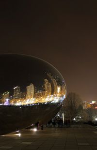 Cloud Gate, The Bean, Millennium Park, Chicago, Nachtfotografie, Christoph Goerdt