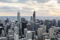 Willis Tower, Willis Tower, Sears Tower, Chicago, USA, Skyline, Hochh&auml;user, Christoph Goerdt ,Lake Michigan