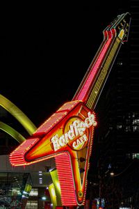 Gitarre, Hard Rock Cafe, Chicago, Nachtfotografie, Christoph Goerd